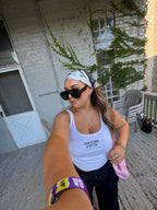 JS is my CPA Embroidered Tank Top