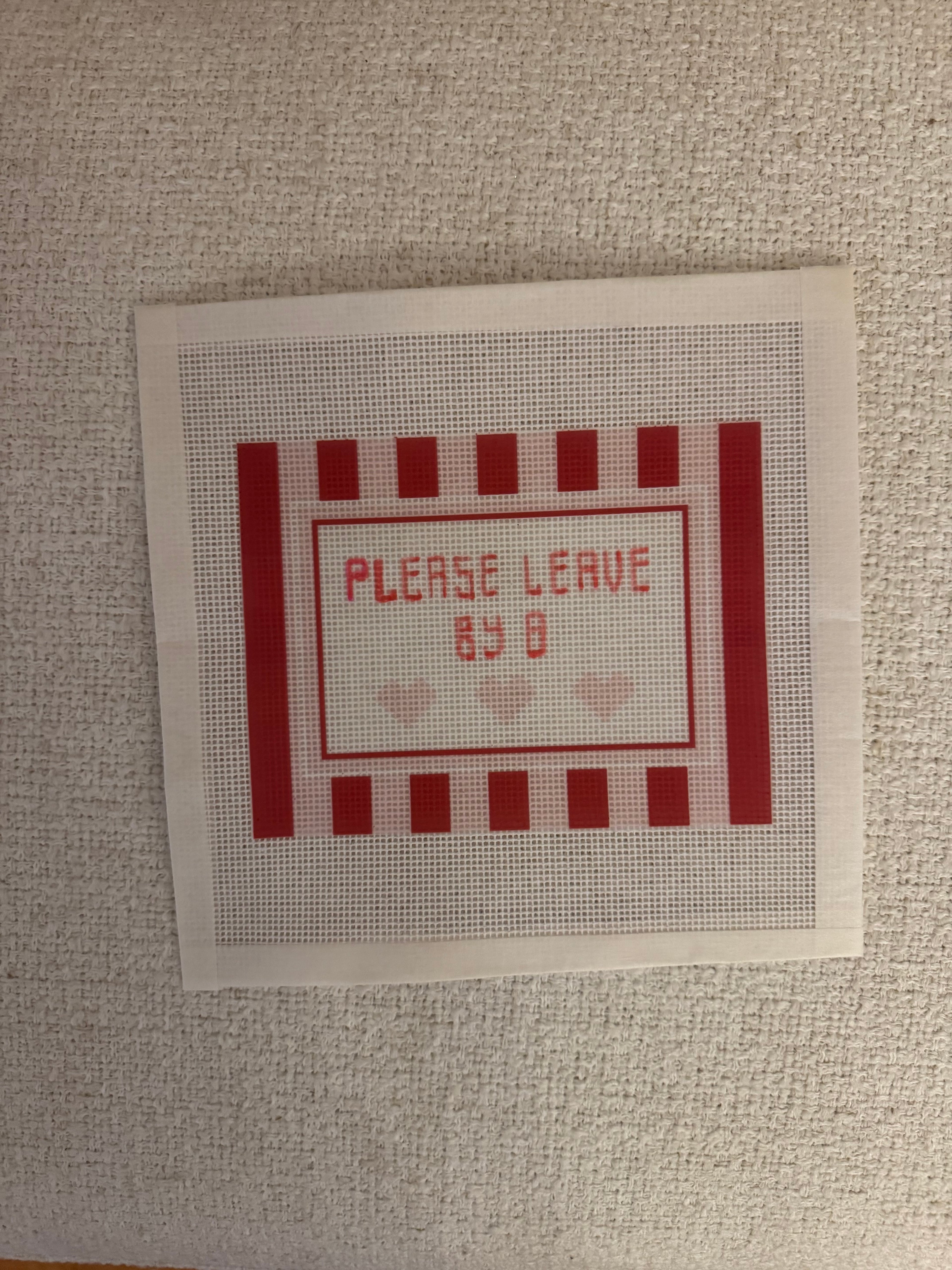 Custom Needlepoint Canvas - Aubrey Istnick