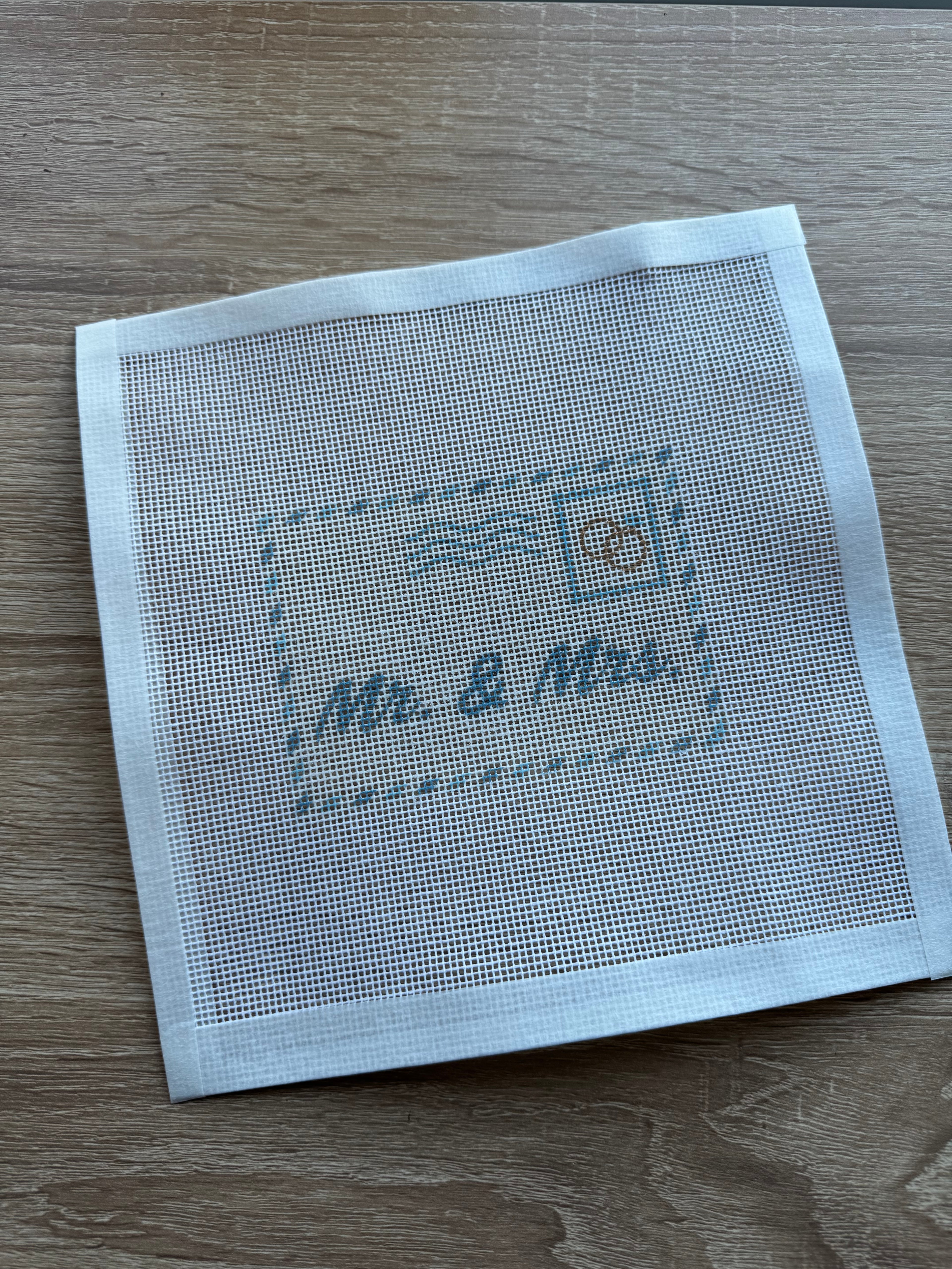 Mr. & Mrs. Envelope- 13 Mesh Needlepoint Canvas