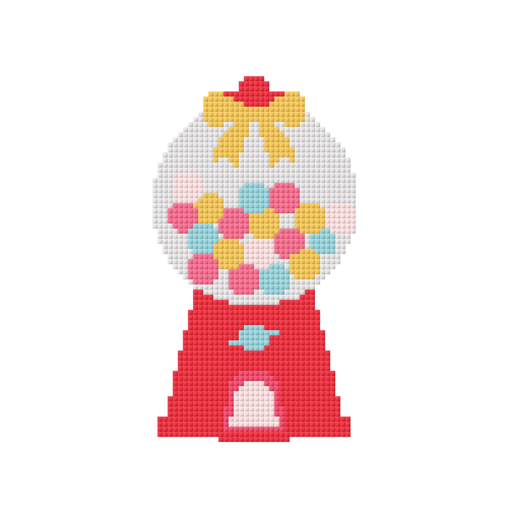 Gumball Machine - Needlepoint Digital Download