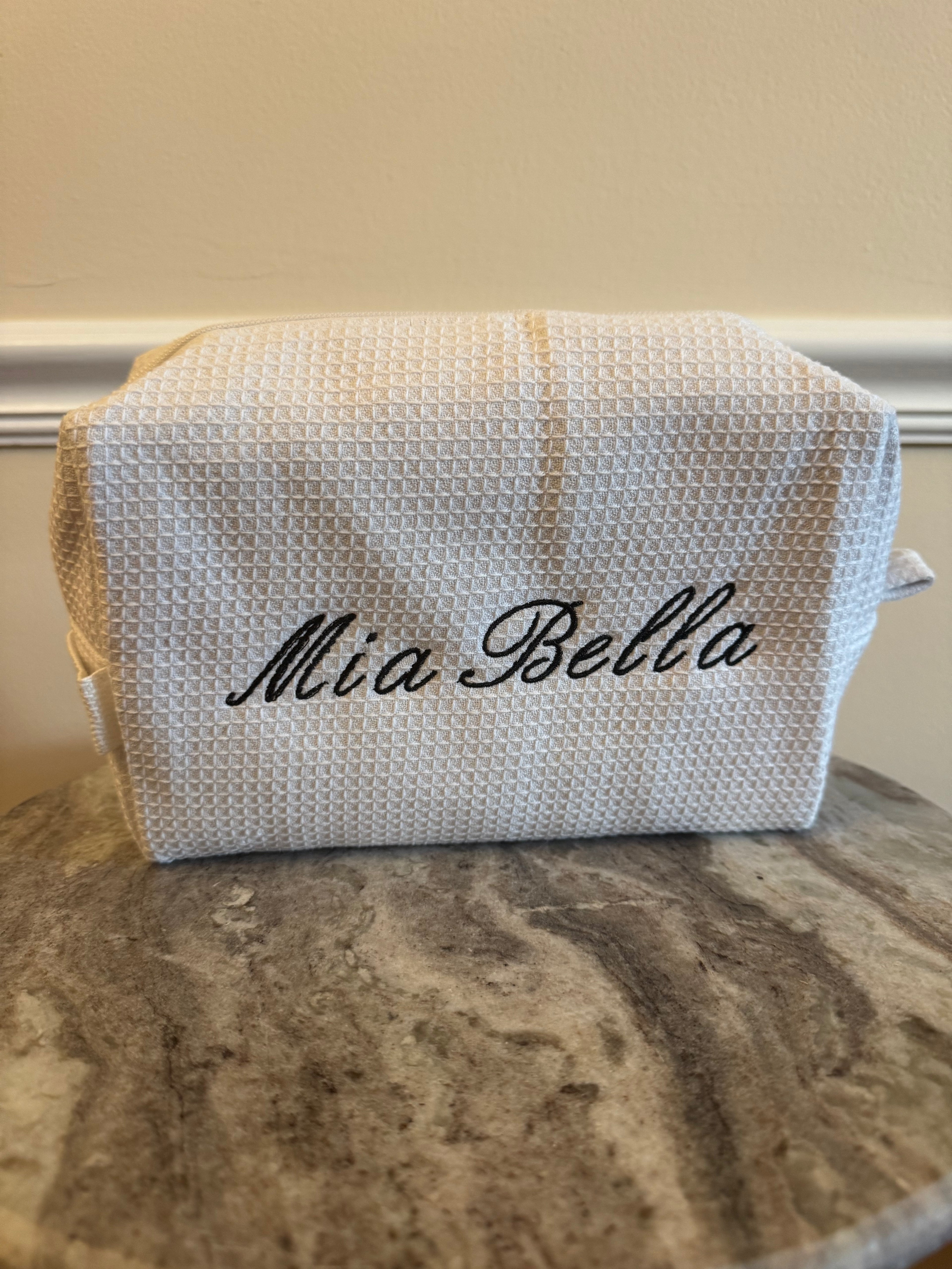 Custom Waffle Pouch - Mia Marano