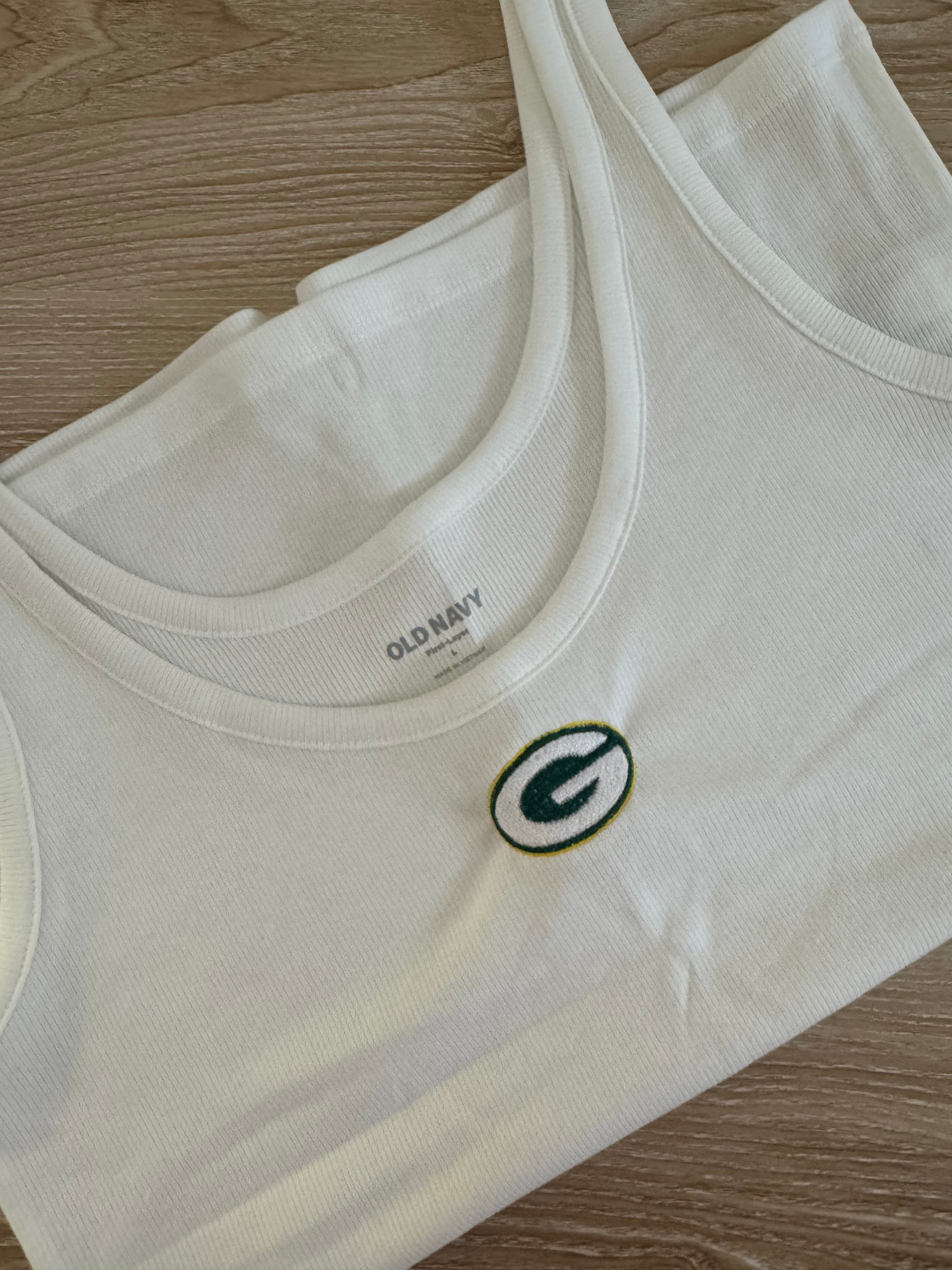 Custom Embroidered Tank - Packers - for @jessica_gju