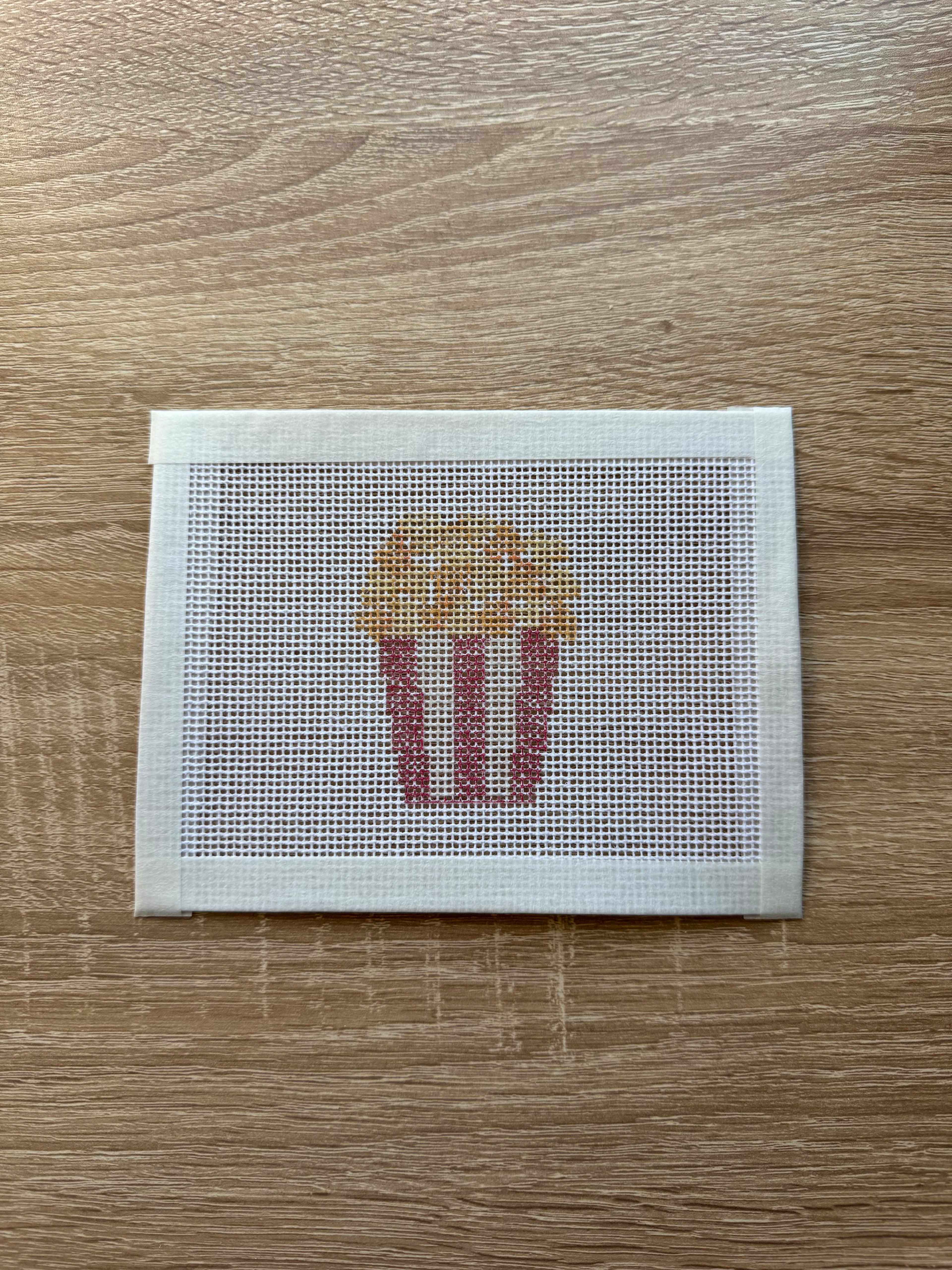 Popcorn - Mini 13 Mesh Needlepoint Canvas