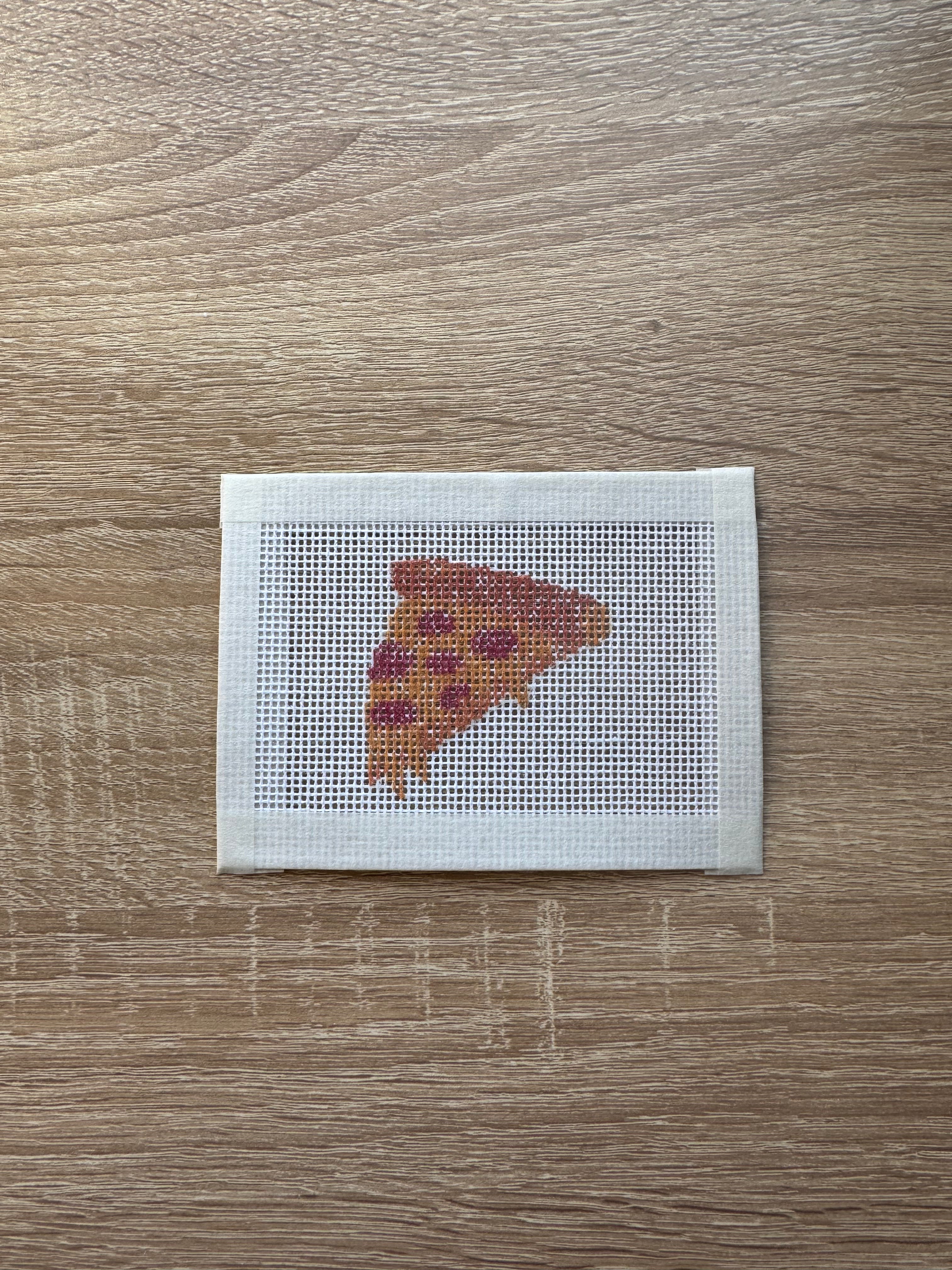 Pizza - Mini 13 Mesh Needlepoint Canvas