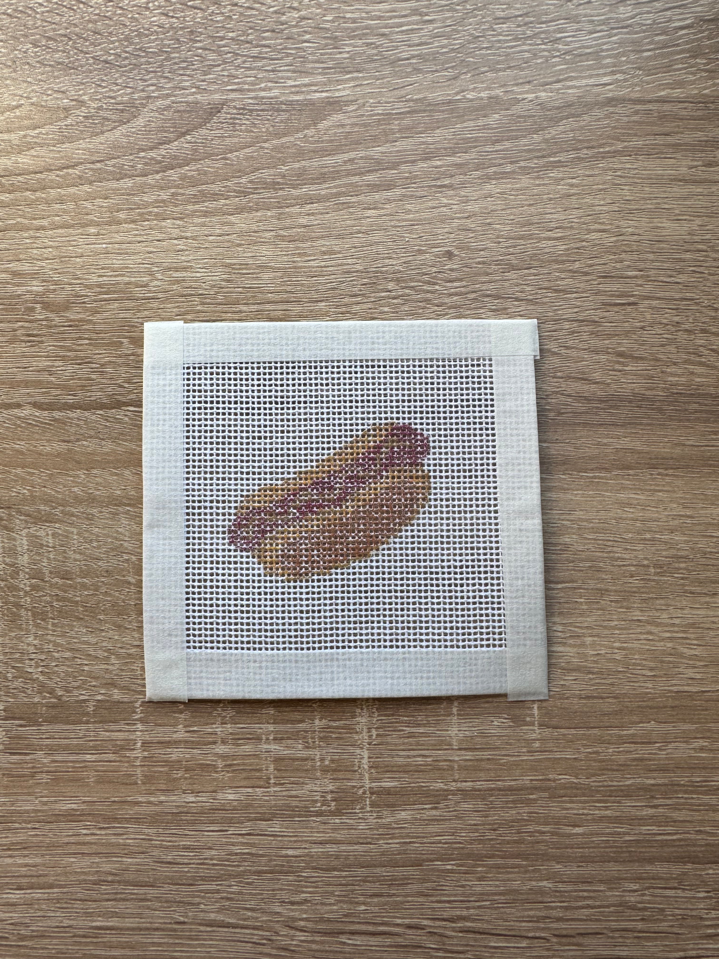 Hot Dog - Mini 13 Mesh Needlepoint Canvas