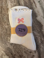 Bow Pilates Socks