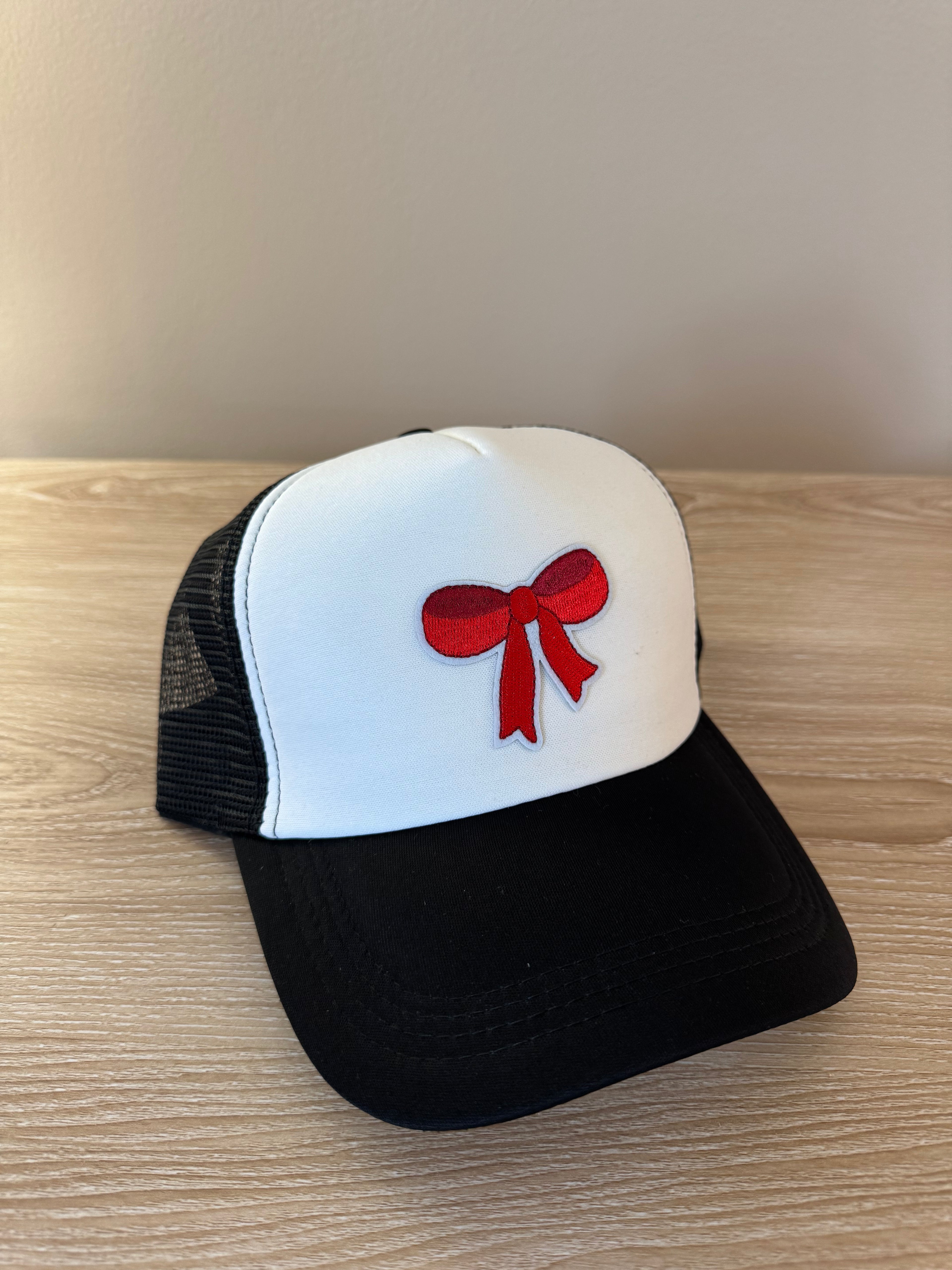 White & Black Trucker Hat