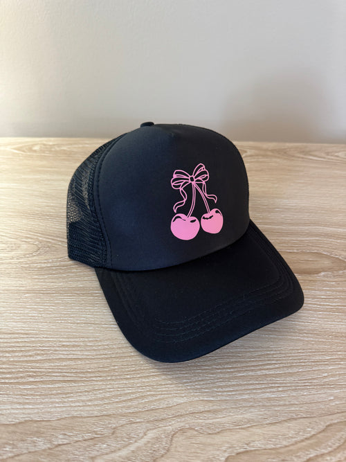 Black Trucker Hat