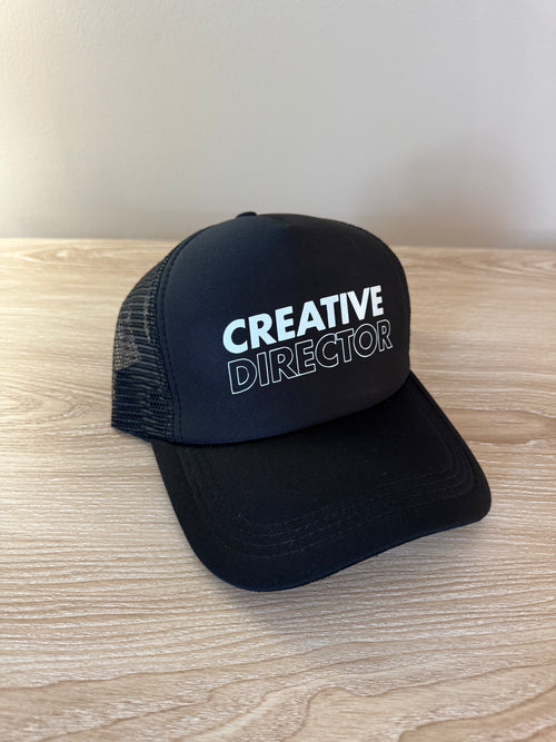 Black Trucker Hat