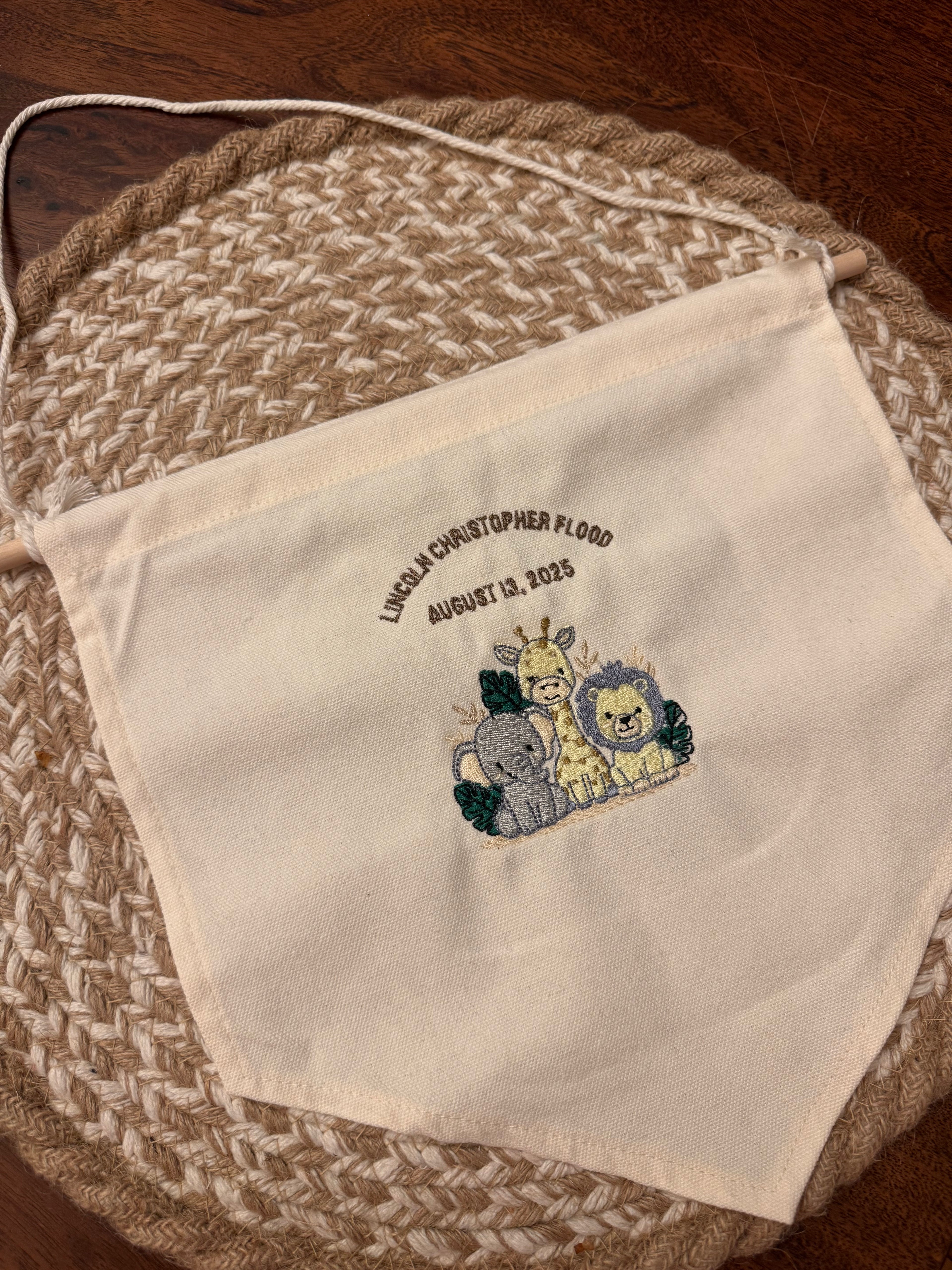Baby Delivery Banner - Jungle Theme