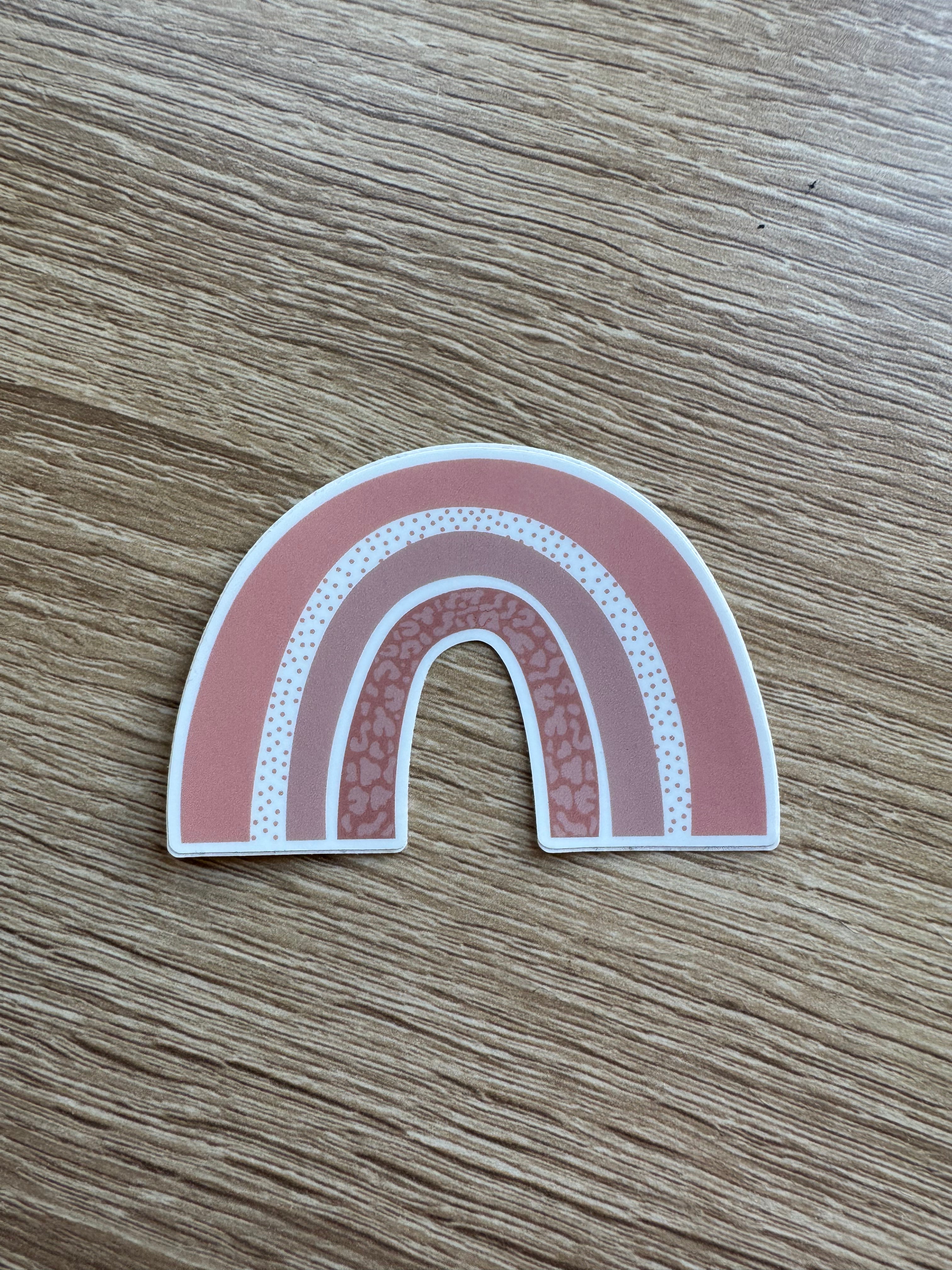 Pink Rainbow Sticker