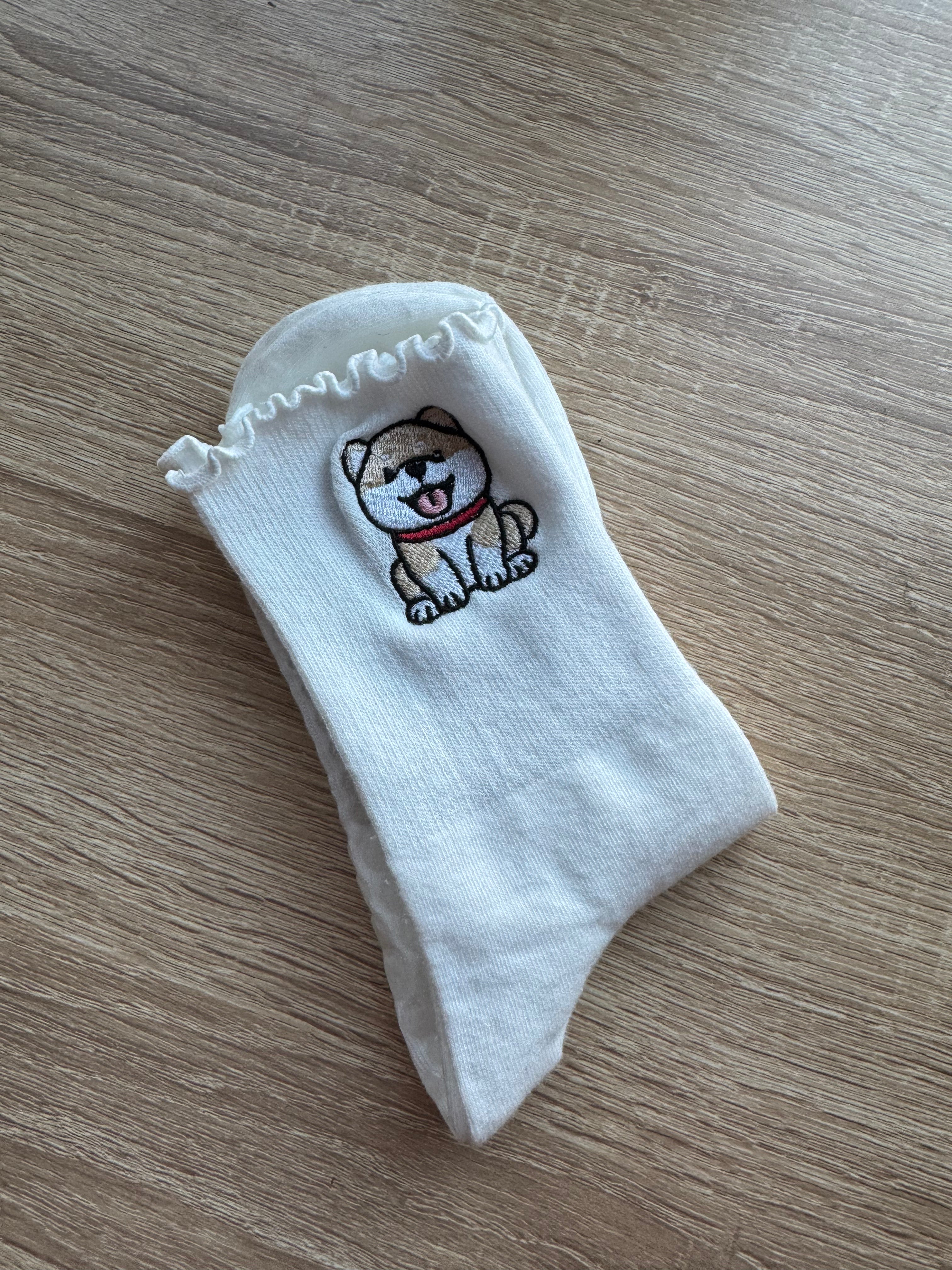 Custom Pilates Socks - Kyro Dog - Niki Tuck