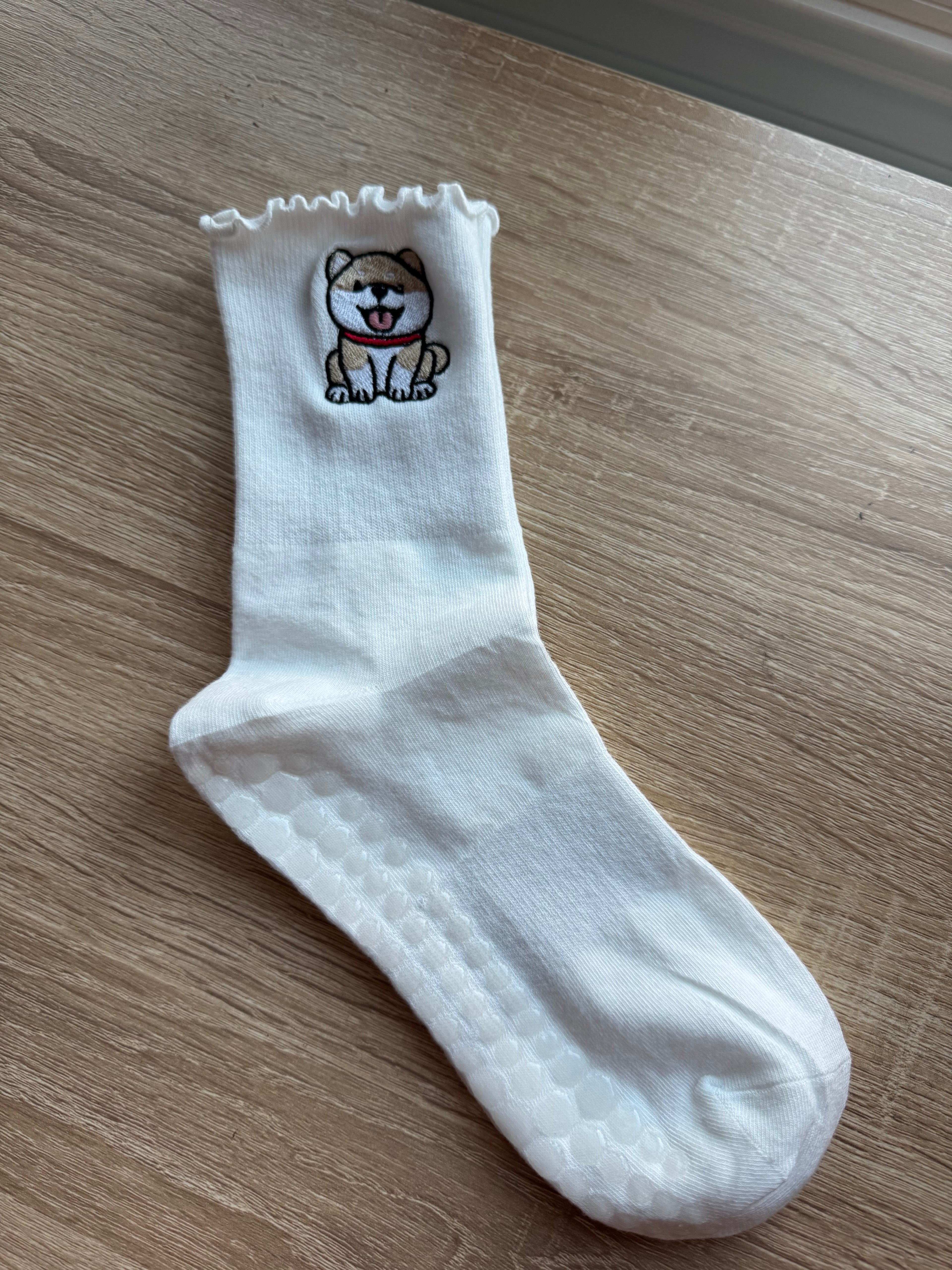 Custom Pilates Socks - Kyro Dog - Niki Tuck