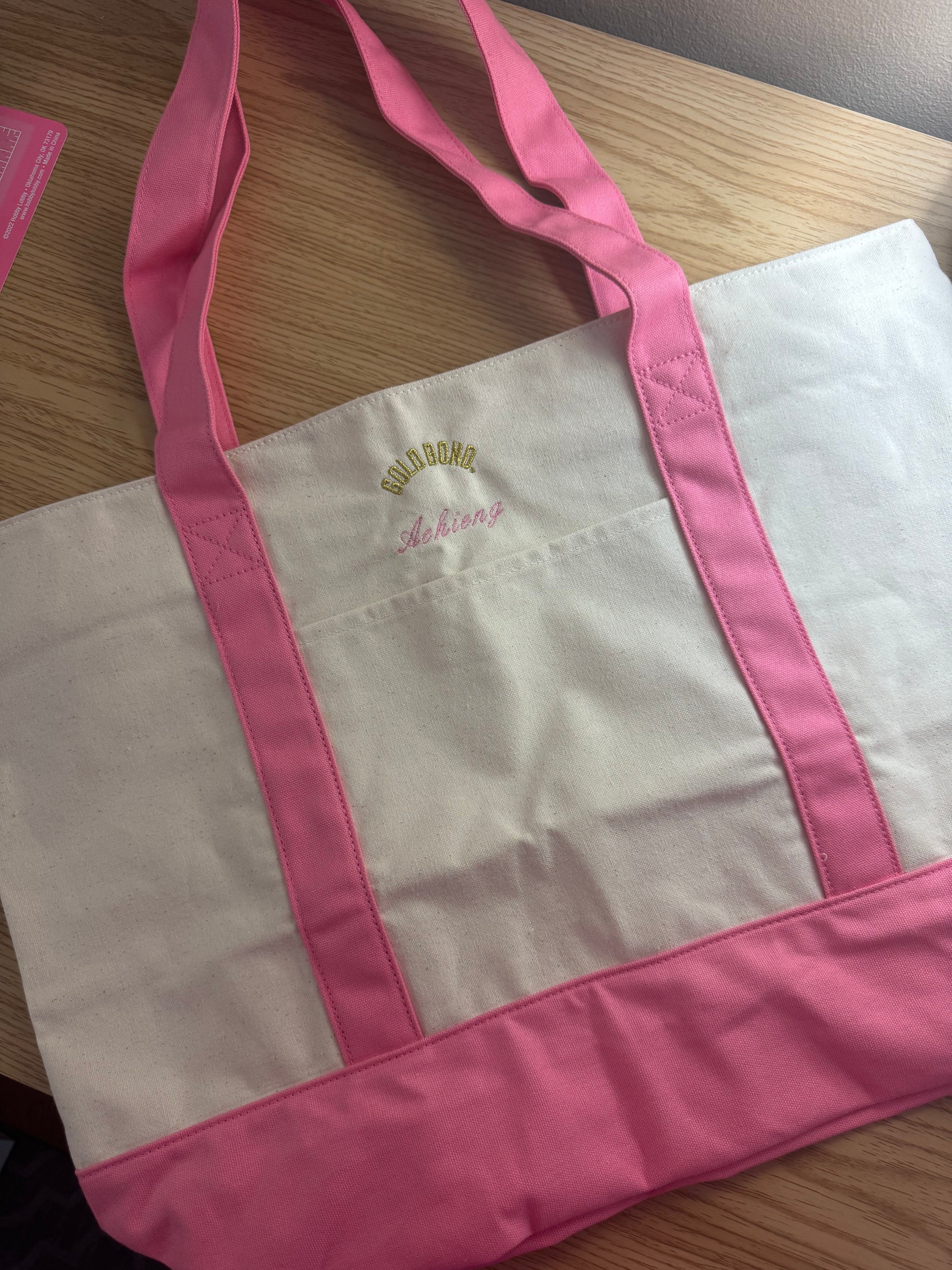 Custom Tote Bag - Gold Bond
