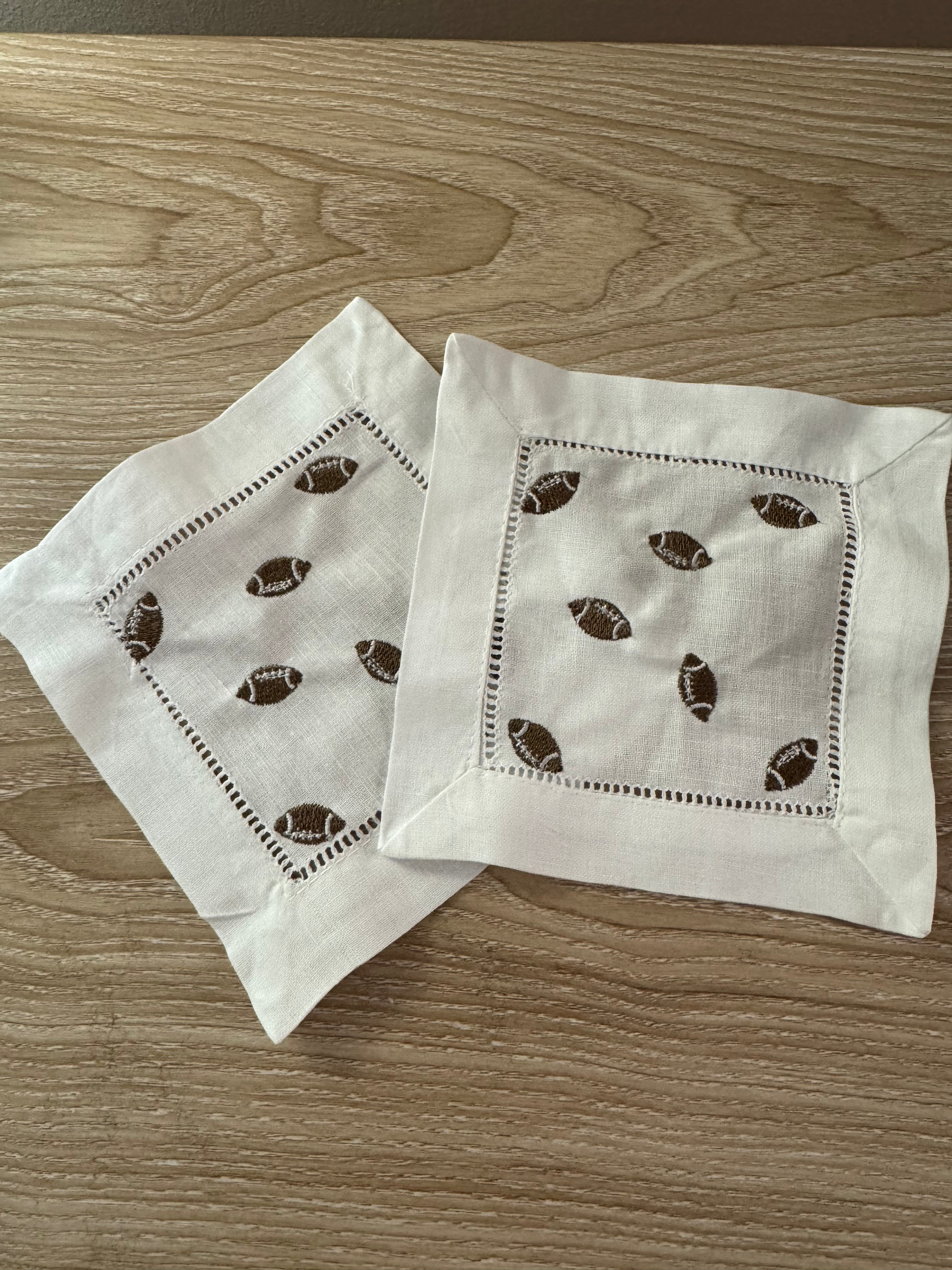 Football Cocktail Napkins
