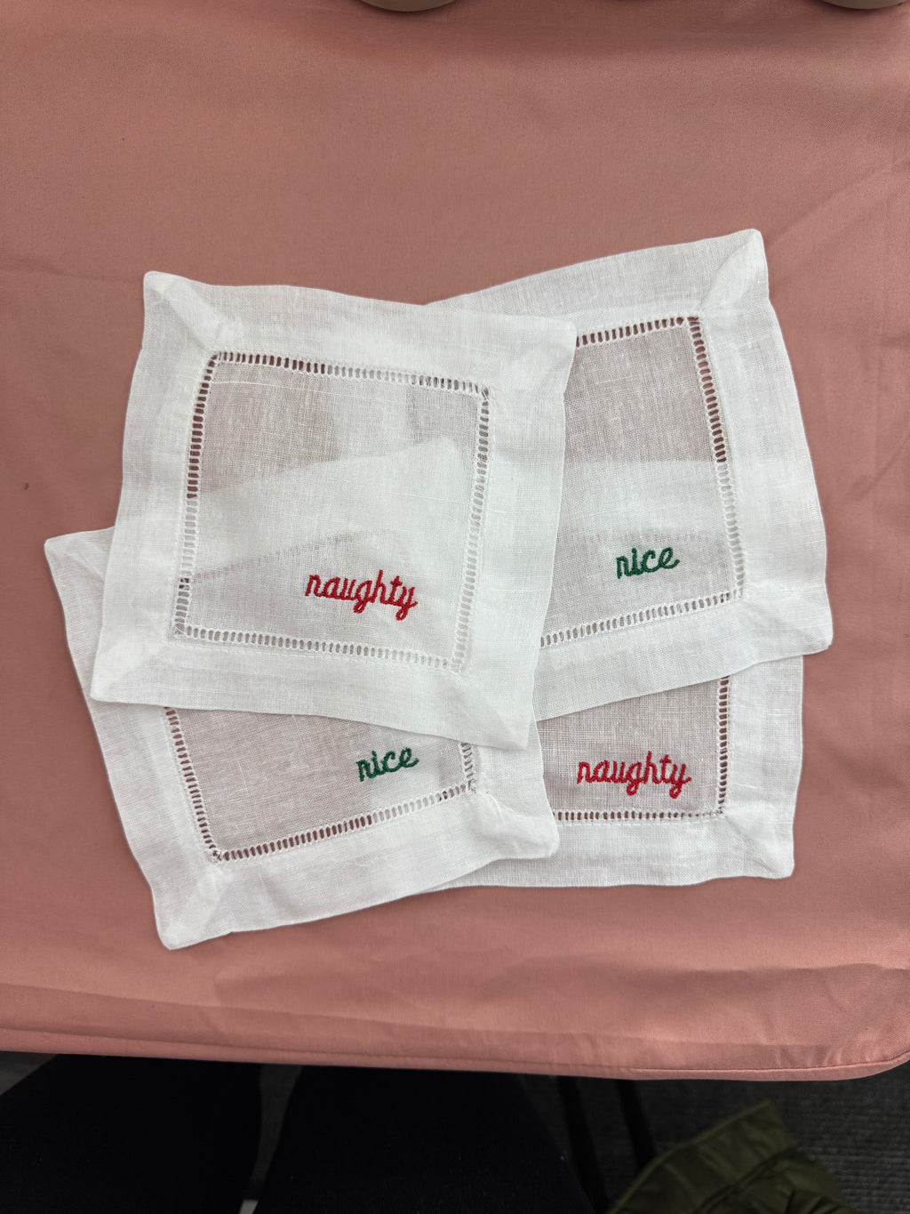 Set of 4 Cocktail Napkins - Ready to Ship