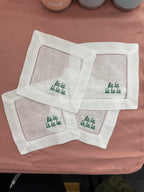 Set of 4 Cocktail Napkins - Ready to Ship