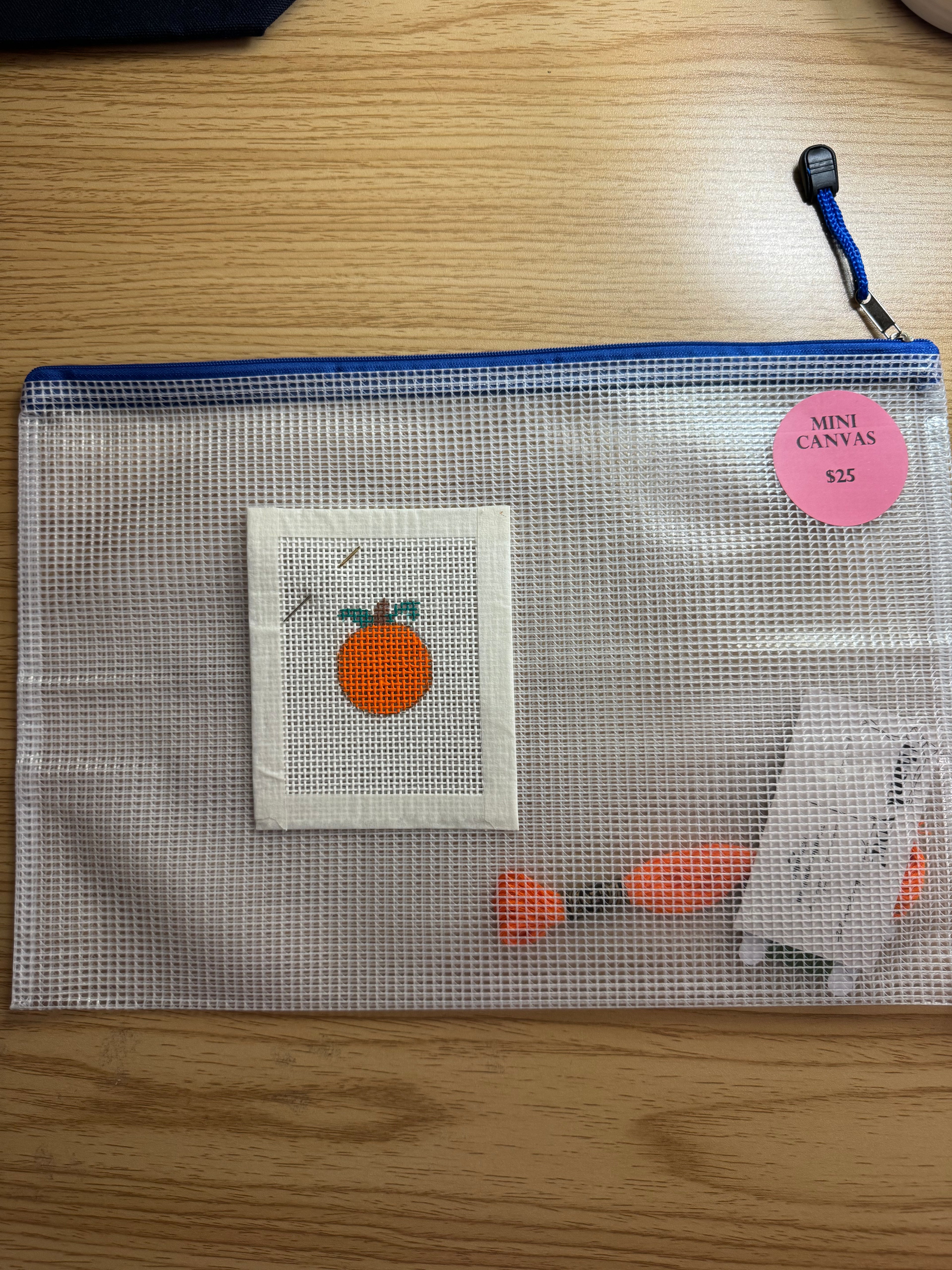 Fall Theme - Mini 13 Mesh Needlepoint Canvas