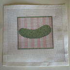 Pickle Stripes - 13 Mesh Needlepoint Canvas