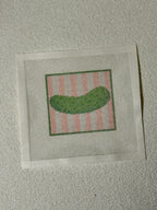 Pickle Stripes - 13 Mesh Needlepoint Canvas