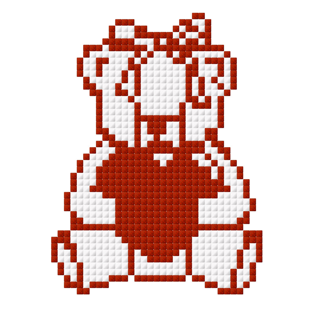 Valentine Teddy - Needlepoint Digital Download