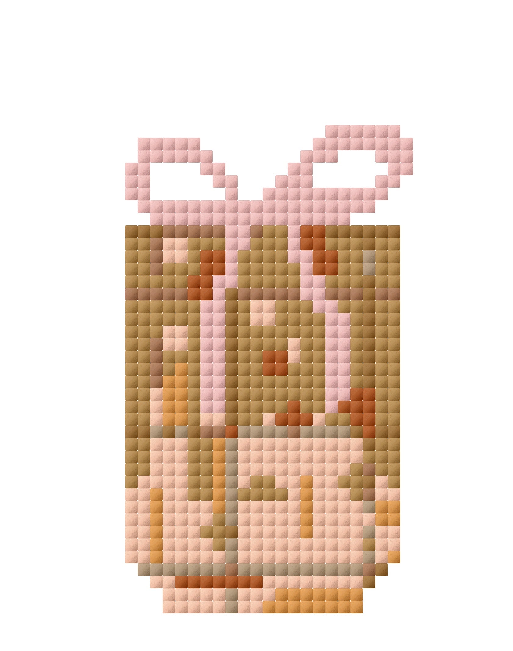 Iced Vanilla Latte - Needlepoint Digital Download