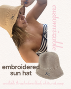 Embroidered Sun Hat