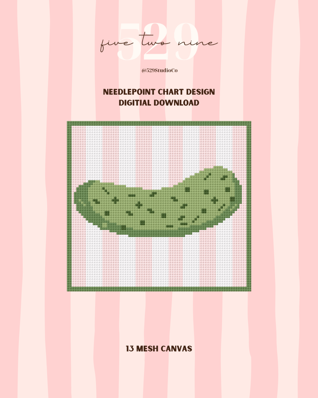 Pickle - Needlepoint Digital Download